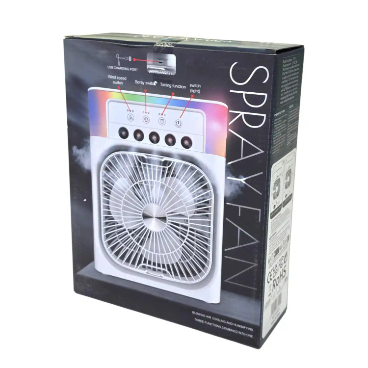 پنکه مه پاش شارژی مدل DD-5005 Spray Fan