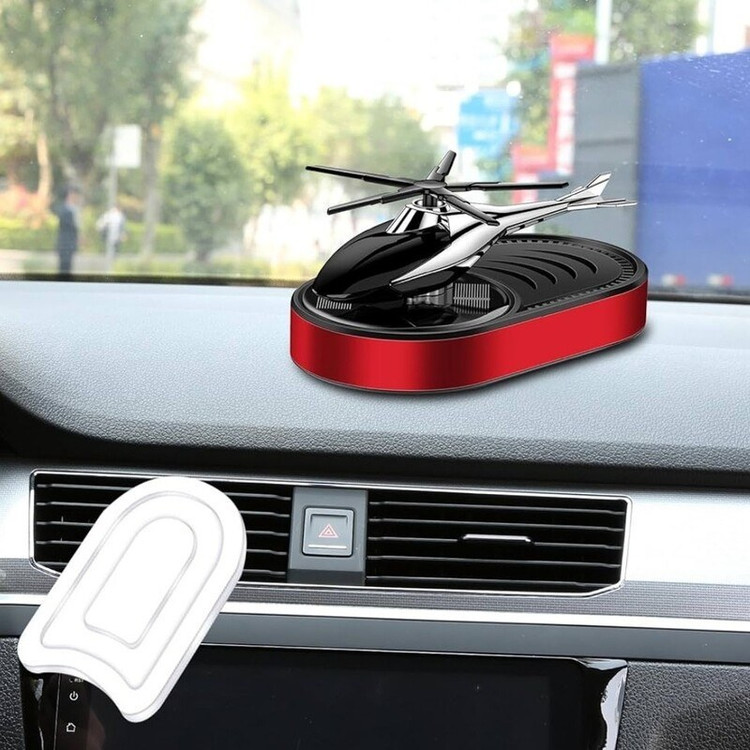 خوشبوکننده خورشیدی خودرو طرح هلی کوپتر Solar Car fragrance