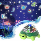چراغ خواب کودک لاک پشتی پروژکتور دار Turtle Night Light Projector