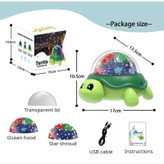 چراغ خواب کودک لاک پشتی پروژکتور دار Turtle Night Light Projector