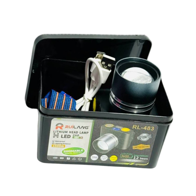 چراغ پیشانی روی لانگ مدل RL-483 با نور مهتابی