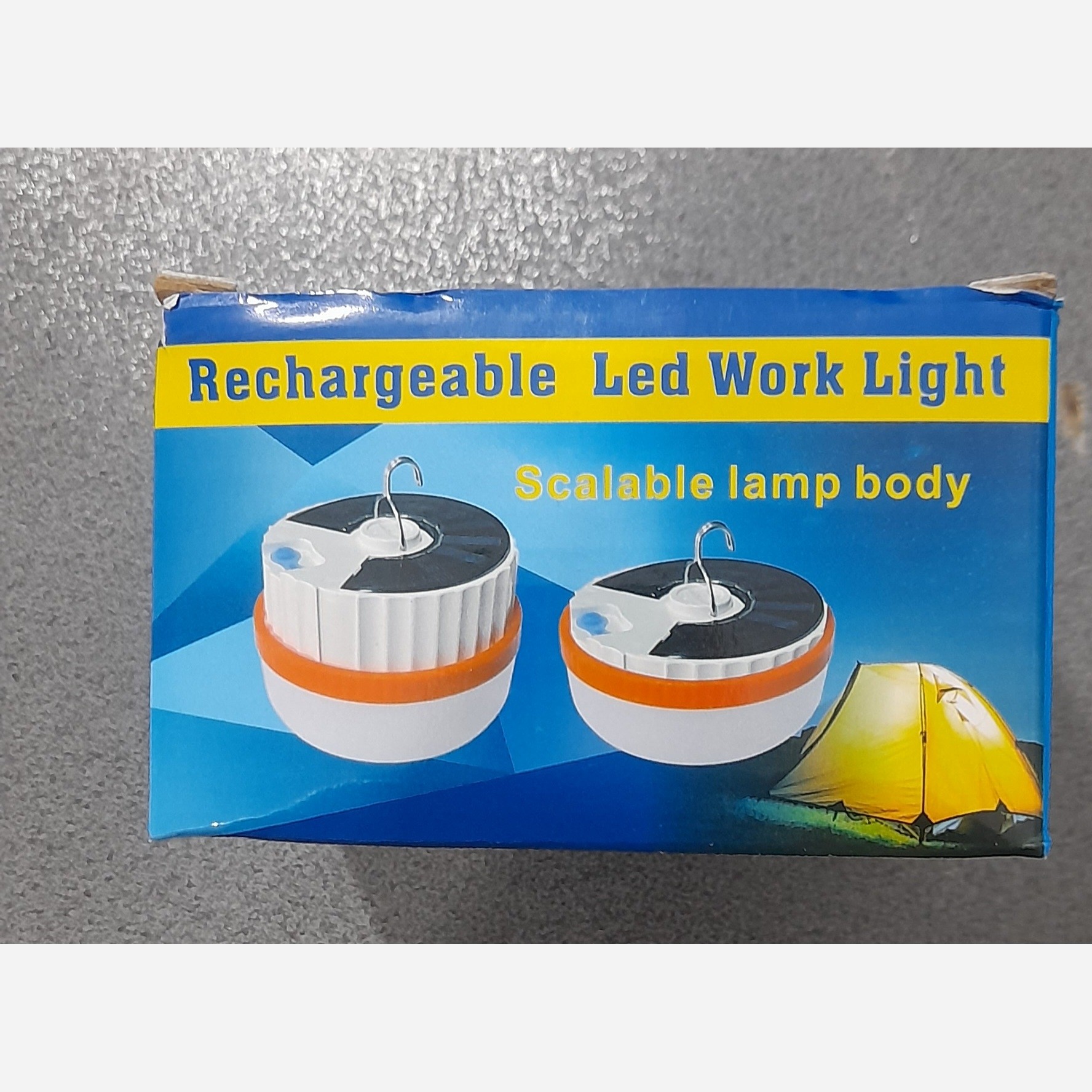 چراغ کمپی آویزدار خورشیدی و شارژی