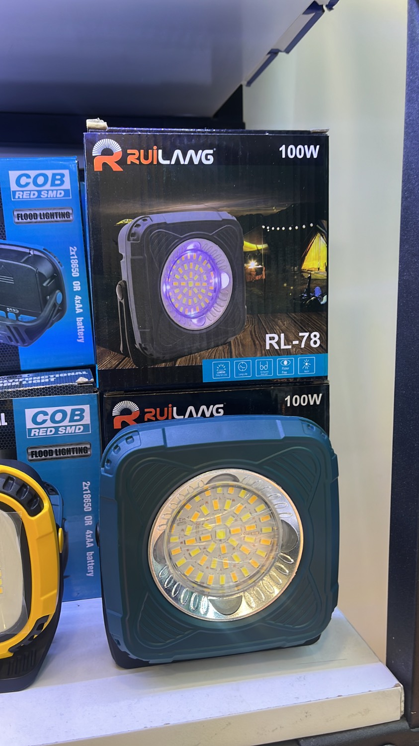 چراغ شارژی LED رویلانگ مدل RL-78 توان 100 وات