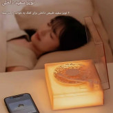 چراغ خواب و اسپیکر بلوتوثی Round-X08