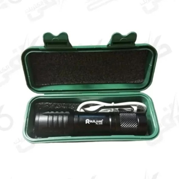 چراغ قوه پلیسی RUILANG شارژی زوم دار بدنه فلزی مدل RL-535