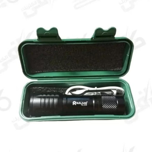چراغ قوه پلیسی RUILANG شارژی زوم دار بدنه فلزی مدل RL-535