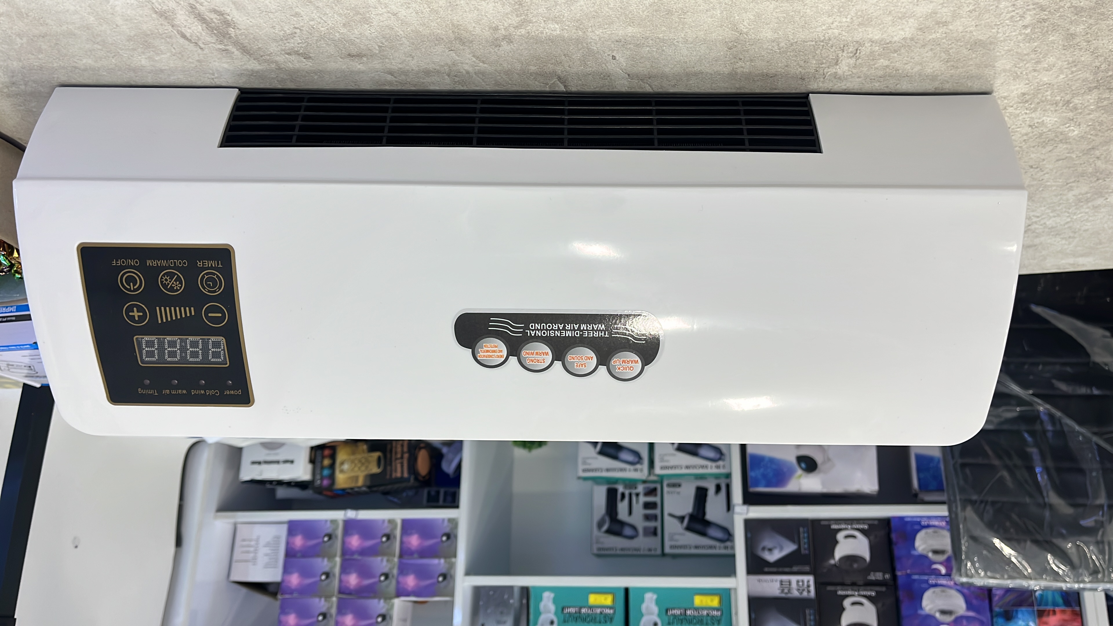 هیتر دیواری دوکاره گرما/سرما مدل VT-3303 ا VT-3303 PTC Wall Mounted Heater
